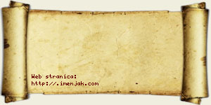 Anica Mandić vizit kartica